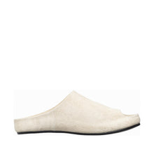 Womens Suede Open Toe Slide Slippers Cozy Comfort - Cream - Thumbnail 9 | A32 Destiny