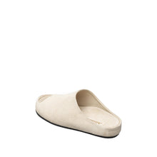 Womens Suede Open Toe Slide Slippers Cozy Comfort - Cream - Thumbnail 11 | A32 Destiny