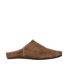 Womens Suede Open Toe Slide Slippers Cozy Comfort - Taupe - Thumbnail 15 | A32 Destiny