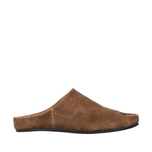 Womens Suede Open Toe Slide Slippers Cozy Comfort - Taupe - Thumbnail 15 | A32 Destiny