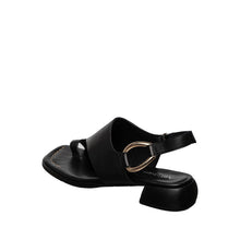 Chunky Heel Slingback Sandals – Bold Style & Comfort - Black - Thumbnail 5 | B22 Layla