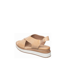 Womens Cross Strap Platform Sandals Slingback Comfort Style - Make up - Thumbnail 5 | B38 Kylie Sport