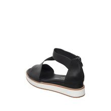 Womens Platform Ankle Strap Sandals Wedge Heel Comfort Style - Black - Thumbnail 11 | B40 Davi Sport