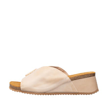 Womens Leather Wedge Slide Sandals Comfortable Summer Style - Make up - Thumbnail 2 | B80 Kaitlin Flex