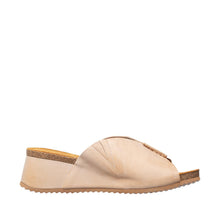 Womens Leather Wedge Slide Sandals Comfortable Summer Style - Make up - Thumbnail 3 | B80 Kaitlin Flex