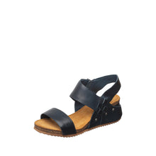 Womens Leather Wedge Sandals Ankle Strap Summer Comfort - Dragonfly - Thumbnail 7 | B83 Amanda Flex