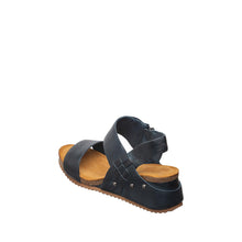 Womens Leather Wedge Sandals Ankle Strap Summer Comfort - Dragonfly - Thumbnail 10 | B83 Amanda Flex