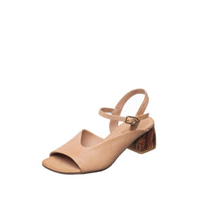 Womens Peep Toe Ankle Strap Sandals Block Heel Comfort - Make up - Thumbnail 1 | C53 Anne