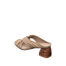 Womens Twisted Strap Block Heel Sandals Comfortable Chic - Stone - Thumbnail 6 | C57 Lucy