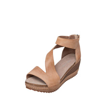 Womens Strappy Wedge Sandals Platform Comfort Style - Taupe - Thumbnail 6 | D02 Davi