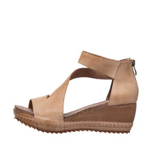 Womens Strappy Wedge Sandals Platform Comfort Style - Taupe - Thumbnail 7 | D02 Davi
