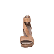 Womens Strappy Wedge Sandals Platform Comfort Style - Taupe - Thumbnail 9 | D02 Davi