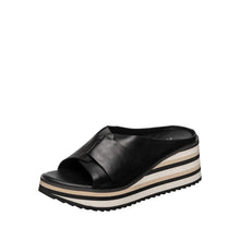 High Platform Bow Mules – Stand Tall in Style - Black - Thumbnail 1 | E40 Padme