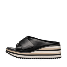 High Platform Bow Mules – Stand Tall in Style - Black - Thumbnail 2 | E40 Padme