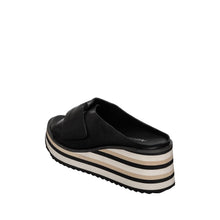 High Platform Bow Mules – Stand Tall in Style - Black - Thumbnail 5 | E40 Padme