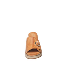 Womens Cork Wedge Slide Sandals Platform Comfort Style - Taupe - Thumbnail 9 | F06 Jupiter