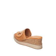 Womens Cork Wedge Slide Sandals Platform Comfort Style - Taupe - Thumbnail 10 | F06 Jupiter