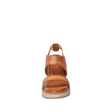 Womens Platform Wedge Sandals Elastic Ankle Strap Comfort Style - Camel - Thumbnail 4 | F07 Cachet
