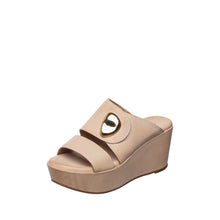 Womens Platform Wedge Mule Sandals Black Comfort Style - Make up - Thumbnail 2 | H61 Hannah