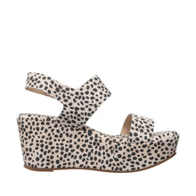 Womens Leopard Print Platform Wedge Sandals Trendy Comfort - Make up - Thumbnail 3 | H72 Jill