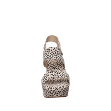 Womens Leopard Print Platform Wedge Sandals Trendy Comfort - Make up - Thumbnail 4 | H72 Jill