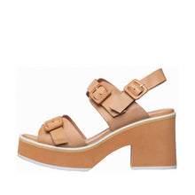 Womens Platform Buckle Sandals Block Heel Trendy Comfort - Make up - Thumbnail 8 | I09 Grace