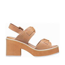 Womens Platform Buckle Sandals Block Heel Trendy Comfort - Make up - Thumbnail 9 | I09 Grace