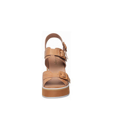 Womens Platform Buckle Sandals Block Heel Trendy Comfort - Make up - Thumbnail 10 | I09 Grace