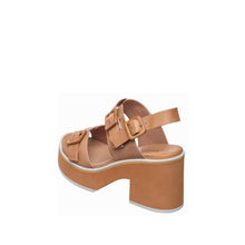 Womens Platform Buckle Sandals Block Heel Trendy Comfort - Make up - Thumbnail 11 | I09 Grace