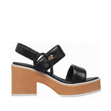 Womens Platform Sandals Chunky Heel Ankle Strap Comfort Style - Black - Thumbnail 9 | I17 Kendra