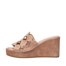 Womens Braided Strap Platform Wedge Sandals Comfort Style - Blush - Thumbnail 8 | I24 Opal