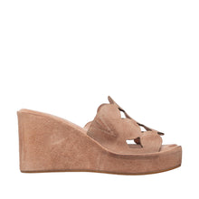 Womens Braided Strap Platform Wedge Sandals Comfort Style - Blush - Thumbnail 9 | I24 Opal