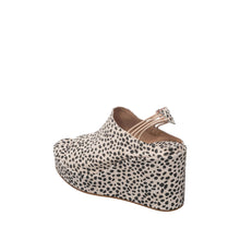 Womens Leopard Print Wedge Sandals Ankle Strap Platform Style - Make up - Thumbnail 5 | I28 Brooklyn