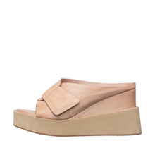 Womens Platform Mule Sandals Wedge Heel Comfort Style - Blush - Thumbnail 3 | I70 Padme