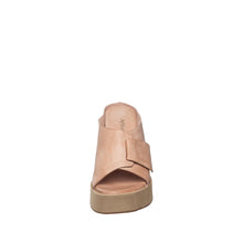 Womens Platform Mule Sandals Wedge Heel Comfort Style - Blush - Thumbnail 4 | I70 Padme
