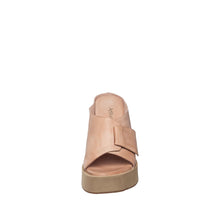 Womens Platform Mule Sandals Wedge Heel Comfort Style - Blush - Thumbnail 5 | I70 Padme