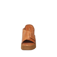 Womens Platform Mule Sandals Wedge Heel Comfort Style - Taupe - Thumbnail 10 | I70 Padme