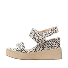 Womens Leopard Print Platform Sandals Ankle Strap Comfort Style - Make up - Thumbnail 2 | I77 Jill