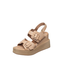 Womens Platform Buckle Sandals Wedge Heel Comfort Style - Make up - Thumbnail 2 | I79 Georgia