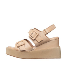 Womens Platform Buckle Sandals Wedge Heel Comfort Style - Make up - Thumbnail 3 | I79 Georgia