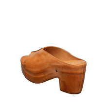Peep Toe Platform Mules – Chic, Comfortable & Versatile - Tan - Thumbnail 10 | K23 Kaitlin