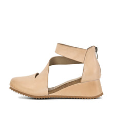 Cut Out Booties Crossover Straps Low Wedge - Make Up - Thumbnail 16 | M81 Ravi Flex