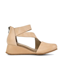 Cut Out Booties Crossover Straps Low Wedge - Make Up - Thumbnail 17 | M81 Ravi Flex