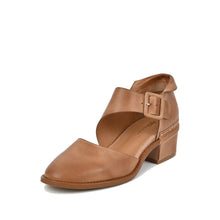 Cut Out Mary Jane Shoes Black Leather Buckle - Taupe - Thumbnail 8 | O44 Sarah