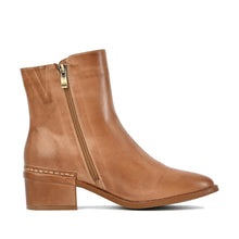 Taupe Ankle Booties Refined Leather Simplicity - Taupe - Thumbnail 3 | O50 Sonja
