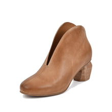 Metallic Ankle Booties Layered Artisan Finish - Taupe - Thumbnail 11 | P23 Gretchen