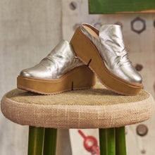 Chunky Platform Mules Metallic Bronze Leather - Bronze - Thumbnail 7 | Q81 Piper