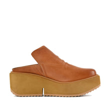 Chunky Platform Mules Metallic Bronze Leather - Taupe - Thumbnail 17 | Q81 Piper