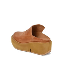 Chunky Platform Mules Metallic Bronze Leather - Taupe - Thumbnail 19 | Q81 Piper