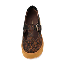 Platform Mary Jane Clogs Buckle Strap Leather - Black Coffee - Thumbnail 6 | Q82 Preston